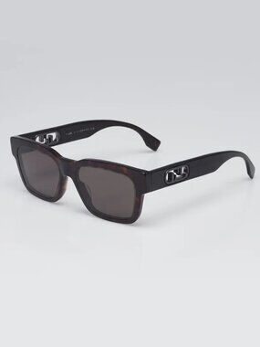 Fendi FE40107I 52E Havana Brown Unisex Sunglasses NEW